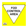 24" x 24" Aluminum FOD Control Sign